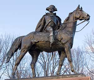 Wayne Statue