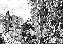 Confederates at supper